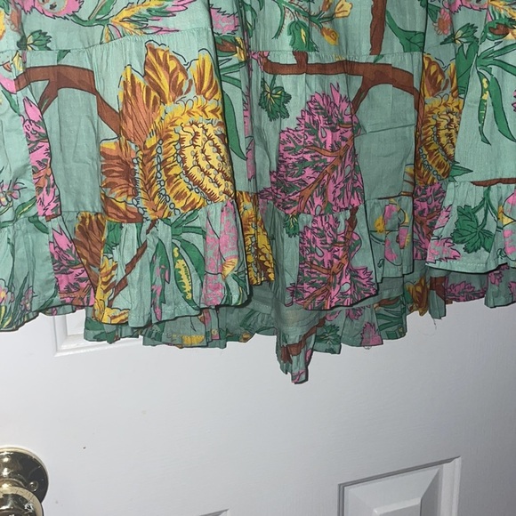 BNWT HOUSE OF HARLOW green floral mini dress size S - Picture 7 of 11